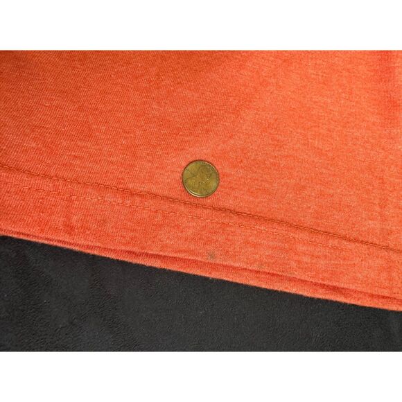 Y2k Vintage Family Feud Survey Says Graphic Ringer Tee Orange T Shirt size Large - Picture 6 of 8